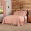 Sawyer Mill Red and Tan Cotton Twin Quilt Set