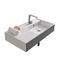 Scarabeo 32'' White Ceramic Rectangular Wall-Mount Sink