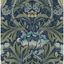 Denim & Sage Acanthus Floral Prepasted Wallpaper 20.5 in. x 33 ft.