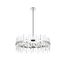 Serena Chrome Crystal 16-Light Adjustable Chandelier with Royal Cut Prisms