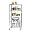 UltraDurable 5-Tier Adjustable Steel Wire Shelving Unit with Wheels