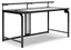 Modern Black Gaming Desk 63'' with LED Lighting, USB & Cup Holder