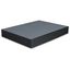 Queen Black Metal Mattress Foundation with Box Spring