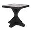 Beachcroft Black and Gray Square Outdoor End Table