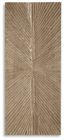 Lenora Distressed Brown Wood Sunburst Wall Decor