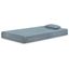 Twin Blue Innerspring Mattress with Boxspring and Pillow