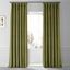 Jalapeno Green Velvet Blackout Curtain Panel 50x84