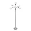 Adjustable Silver Arc 67" Multi-Head Floor Lamp for Kids