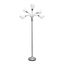 Adjustable Silver Arc 67" Multi-Head Floor Lamp for Kids