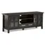 Hickory Brown 60" Solid Wood TV Media Console with Cabinets