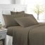 Taupe Twin Deep Pocket Microfiber Sheet Set