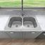 Sinber 33" Stainless Steel Double Bowl Drop-In Kitchen Sink