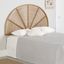 Natural Rattan Rainbow Wall-Mounted Twin Headboard