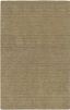 Gold Handwoven Wool 6' x 9' Oriental Area Rug