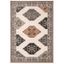 Black Rectangular Stain-Resistant Viscose Area Rug