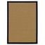 Lanai Black Synthetic Easy Care Rectangular Area Rug