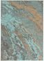 Coastal Abstract Multi-Color Wool & Synthetic Easy-Care Runner, 2'3" x 7'6"