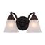 Stanford 13" Bronze Steel Dimmable Vanity Light