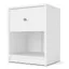 Scandinavian White Compact Nightstand with Eco-Friendly Design