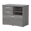 Platinum Gray 3-Drawer Lockable Office Storage Cabinet