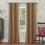 Taupe Blackout Grommet Curtain Panel 40" x 108" Polyester