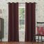 Merlot Red Blackout Grommet Curtain Panel, 40" x 95" Polyester