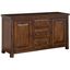 Tuscany 66" Traditional Mahogany Buffet with Wine Storage