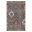 Augusta Rust 5' x 8' Floral Damask Non-Slip Area Rug