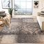 Beige-Brown Abstract Damask 10' x 14' Indoor Area Rug