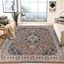 Superior Glendale Brown Synthetic Floral Medallion Area Rug, 12' x 15'