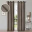 Coriander Linen Blackout Grommet Curtains, 42" x 96", Set of 2