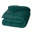 Hunter Green Twin Microfiber Reversible Comforter with Down Alternative Fill