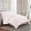 King Rose Blush Microfiber Down Alternative Comforter Set