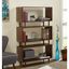 Walnut Brown Mid-Century Modern 3-Tier Bookshelf