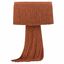 Atolla Tassel Fringe Table Lamp in Brick and Black