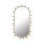 Ivory Oval Wall Mirror with Whimsical Bubbles