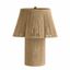 Corrine Natural Jute Handmade Table Lamp with Ruffled Shade