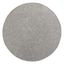 Gray Round Herringbone Washable Synthetic Area Rug