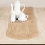 Natural Jute Oval Braided Table Runner 13x72