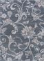 Madison Dark Gray Floral Synthetic Kids Area Rug 2' x 3'