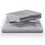 Cool Gray Twin Cotton Sheet Set with StayTight Bands