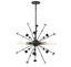 Kenneth Matte Black 5-Light Sputnik Pendant