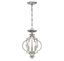 Polished Nickel 16" Farmhouse 3-Light Ceiling Pendant