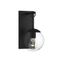 Matte Black Dimmable Lantern Outdoor Wall Sconce