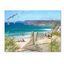 Coastal Scenic Beach Landscape Gallery-Wrapped Canvas Art