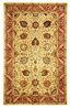 Ivory and Red Hand-Tufted Wool Persian Rug, 3' x 5'