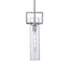 Polished Chrome Glass Mini Pendant Light with LED