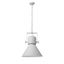 Crew Matte White Iron Cone Pendant Light