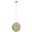 Tholos 16.75'' Matte Black and White Honeycomb Pendant Light