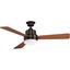 Trevina II 52" Antique Bronze Ceiling Fan with LED Light